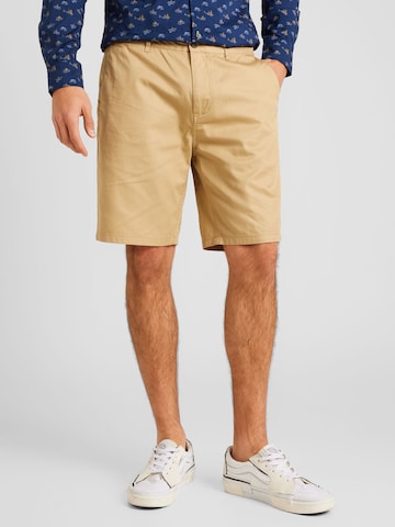 Regular Pantalon chino SCOTCH & SODA en beige : devant