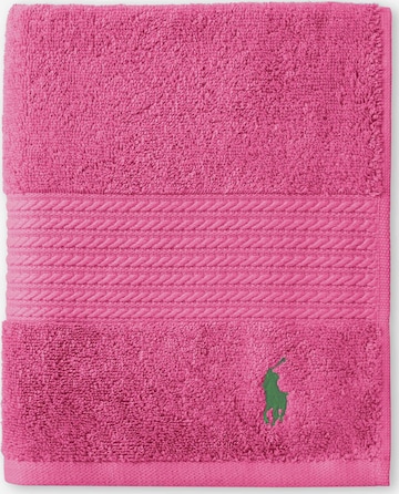 Ralph Lauren Home Badetuch Polo Player in Pink: predná strana