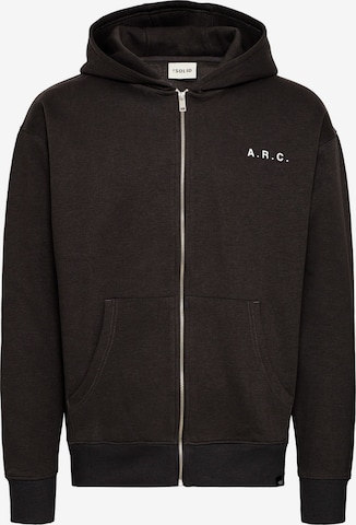 Veste de survêtement 'Henne' !Solid en noir : devant