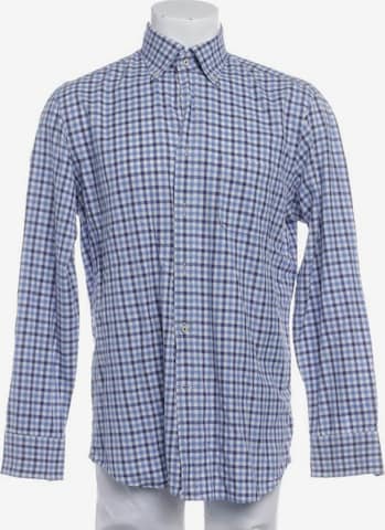 Van Laack Button Up Shirt in L in Blue: front