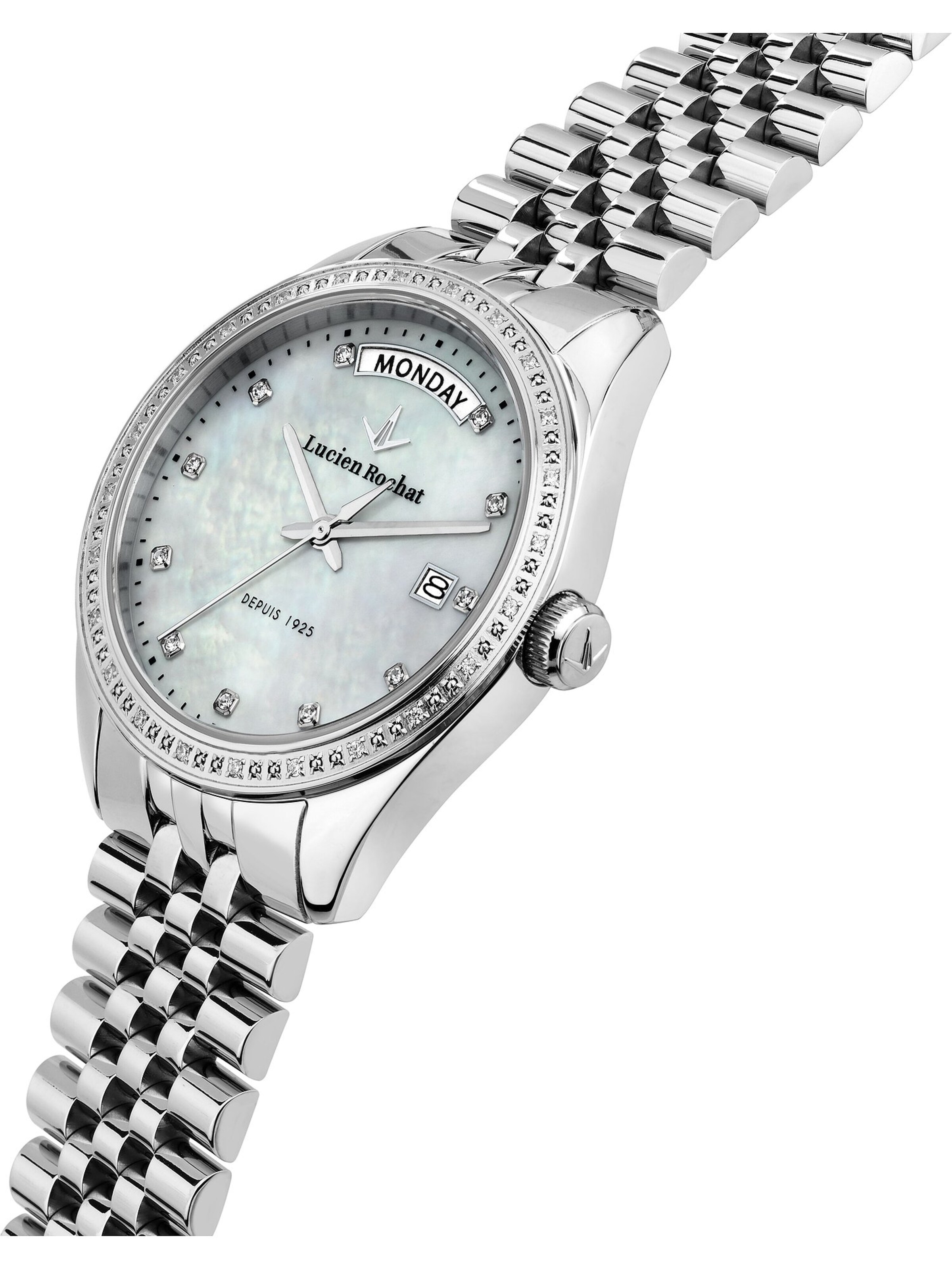 Lucien Rochat Analog Watch in Silver