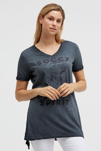 Soccx Shirt in Blue: front