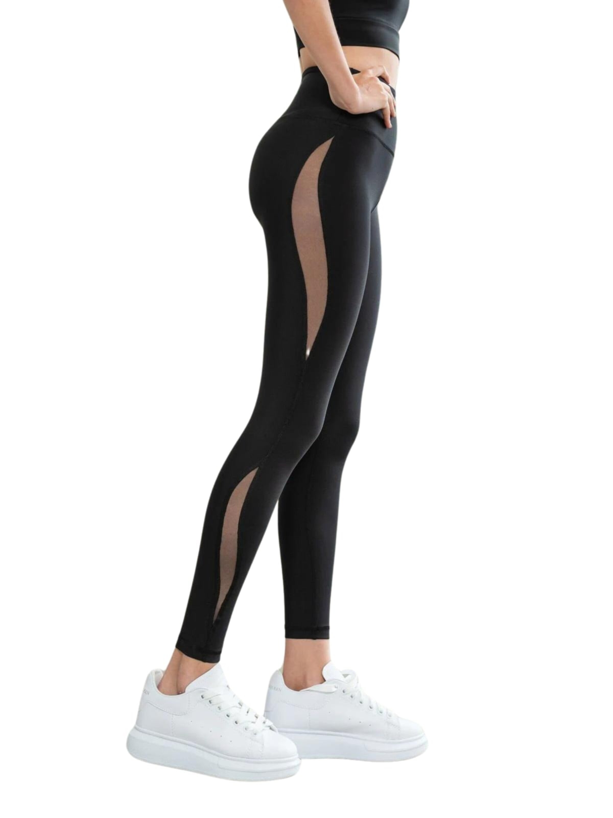 Lismina Slim fit Leggings '429 High Waist Leggings' in Black