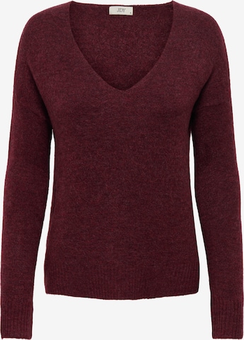 JDY Sweater 'JDYELANORA' in Red: front