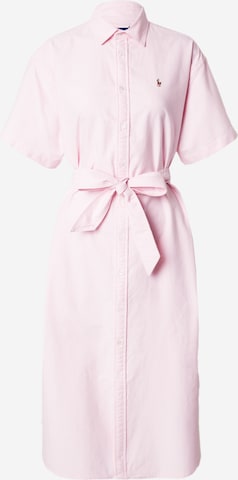 Polo Ralph Lauren - Vestidos camiseiros em rosa: frente