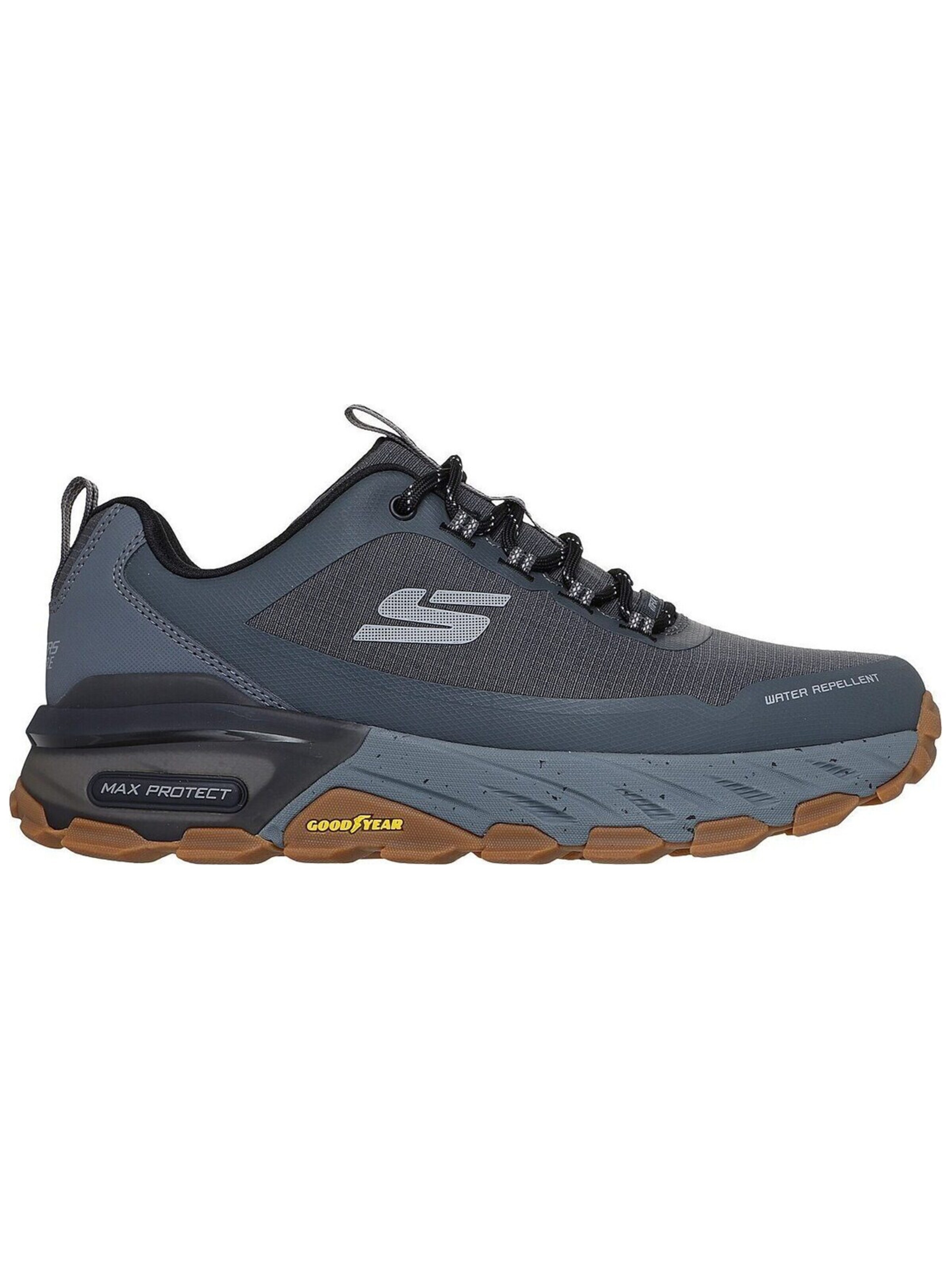 SKECHERS Sneakers laag 'Max Protect - Promote Track' in Grijs