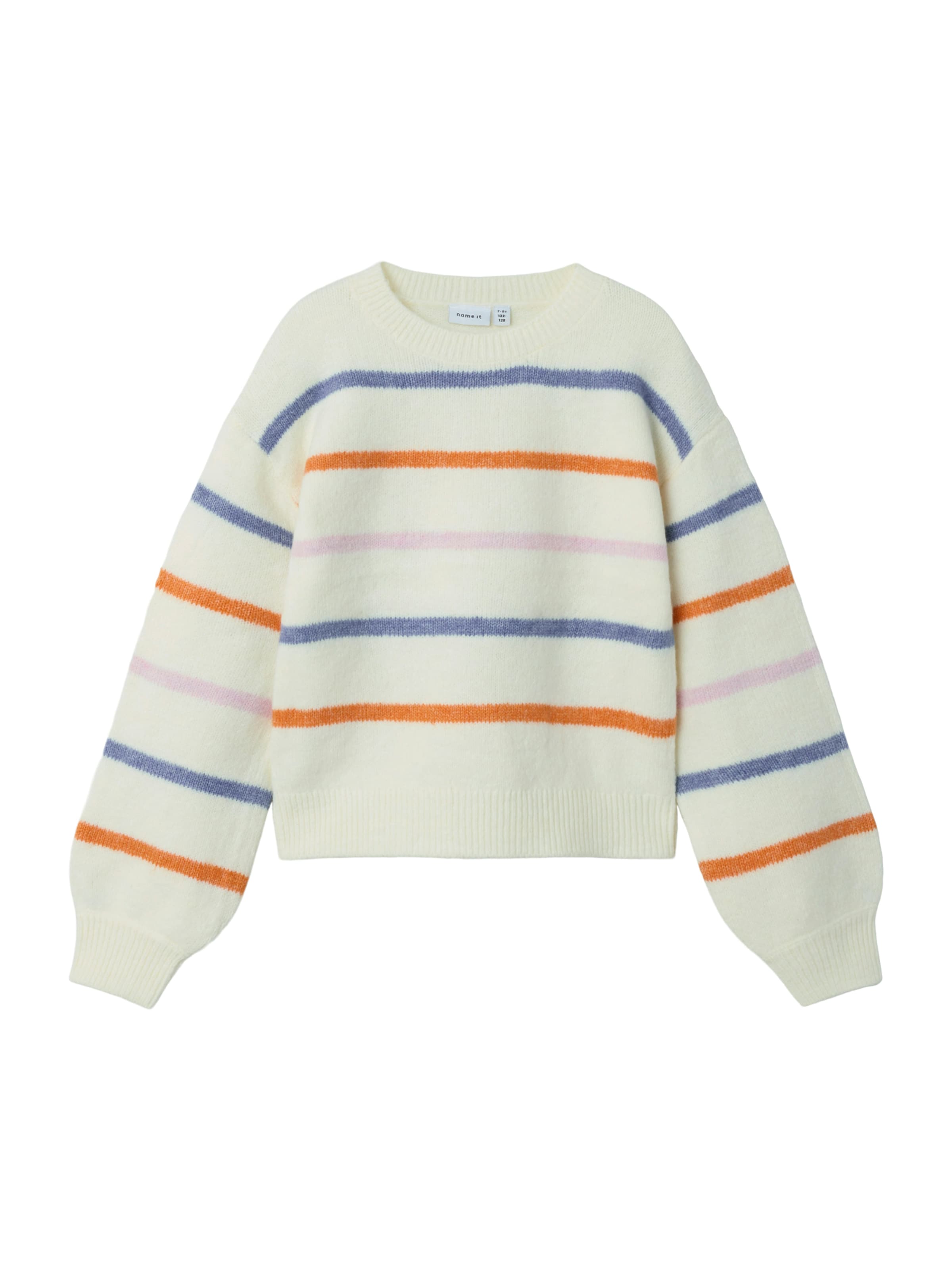 NAME IT Svetr 'NKFOLENSKA' – bílá: přední strana