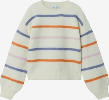 balta NAME IT Megztinis 'NKFOLENSKA': priekis