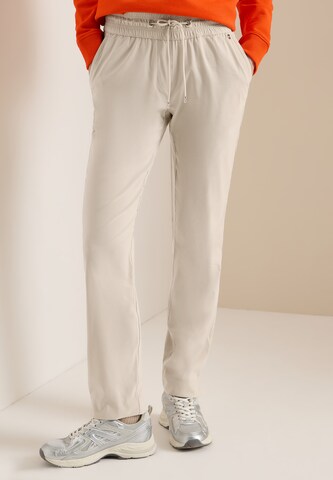 CECIL Tapered Pants in Beige: front