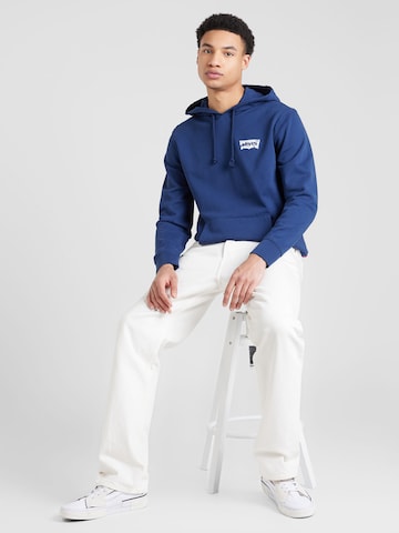 LEVI'S ® Sweatshirt 'Standard Graphic Hoodie' in Blau