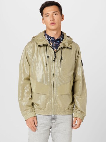 Calvin Klein Jeans Between-Season Jacket in Beige: front