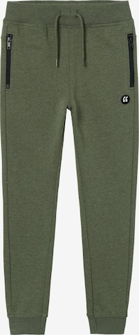 Effilé Pantalon NAME IT en vert : devant