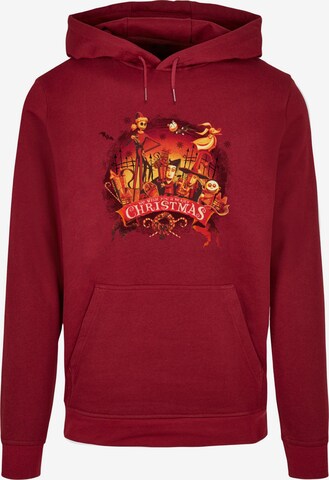 ABSOLUTE CULT Sweatshirt 'The Nightmare Before Christmas - Scary Christmas' in Rood: voorkant