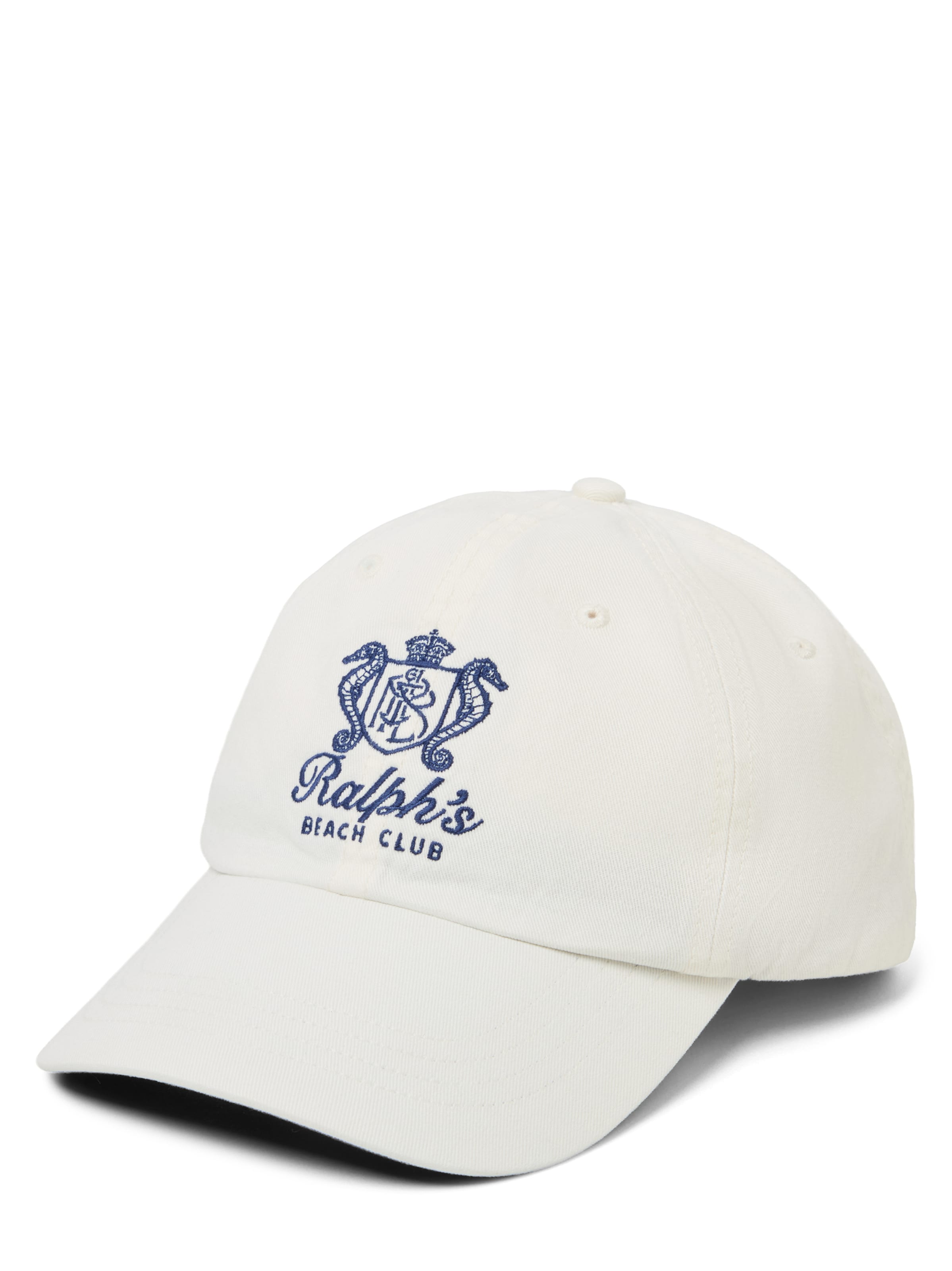 Polo Ralph Lauren Cap in White: front