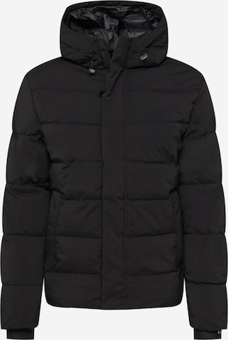 JACK & JONES Zimní bunda – černá: přední strana