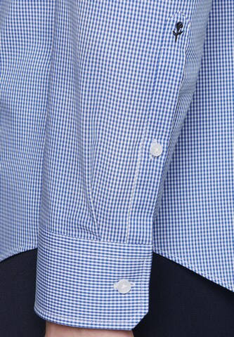 SEIDENSTICKER Slim fit Button Up Shirt in Blue