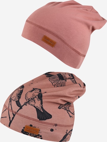 Walkiddy Beanie in Pink: front