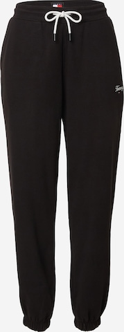 Tommy Jeans Tapered Hose in Schwarz: predná strana