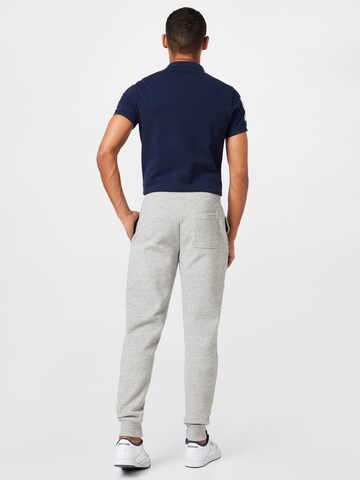 Superdry Tapered Workout Pants 'Vintage Logo Collegiate' in Grey