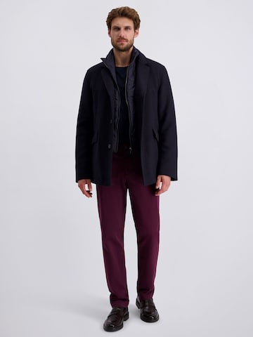 PIERRE CARDIN Regular Elegante Chinohose 'Calais', atmungsaktiv, pflegeleicht in Rot