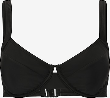 NOU Triangel Bikinitop 'Yurika' in Zwart: voorkant