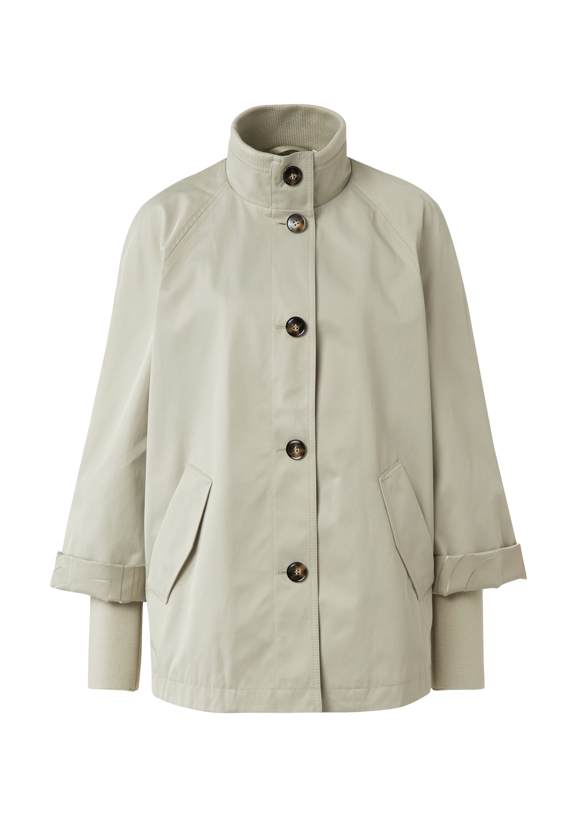 COMMA Between-Season Jacket in Green: front