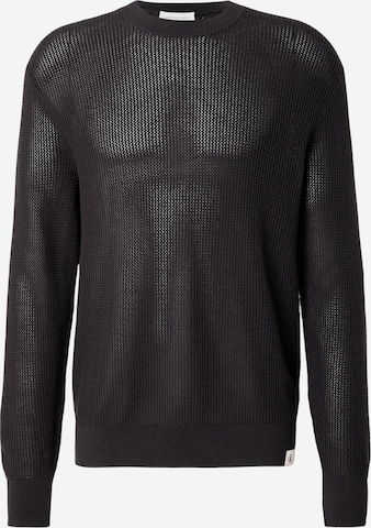 Calvin Klein Jeans Pulóver - fekete: elől