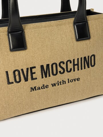 Love Moschino Shoppingväska 'ORO' i beige