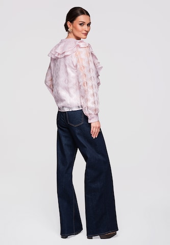 Ombre Blouse in Pink