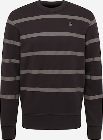 G-Star RAW Sweatshirt in Schwarz: predná strana