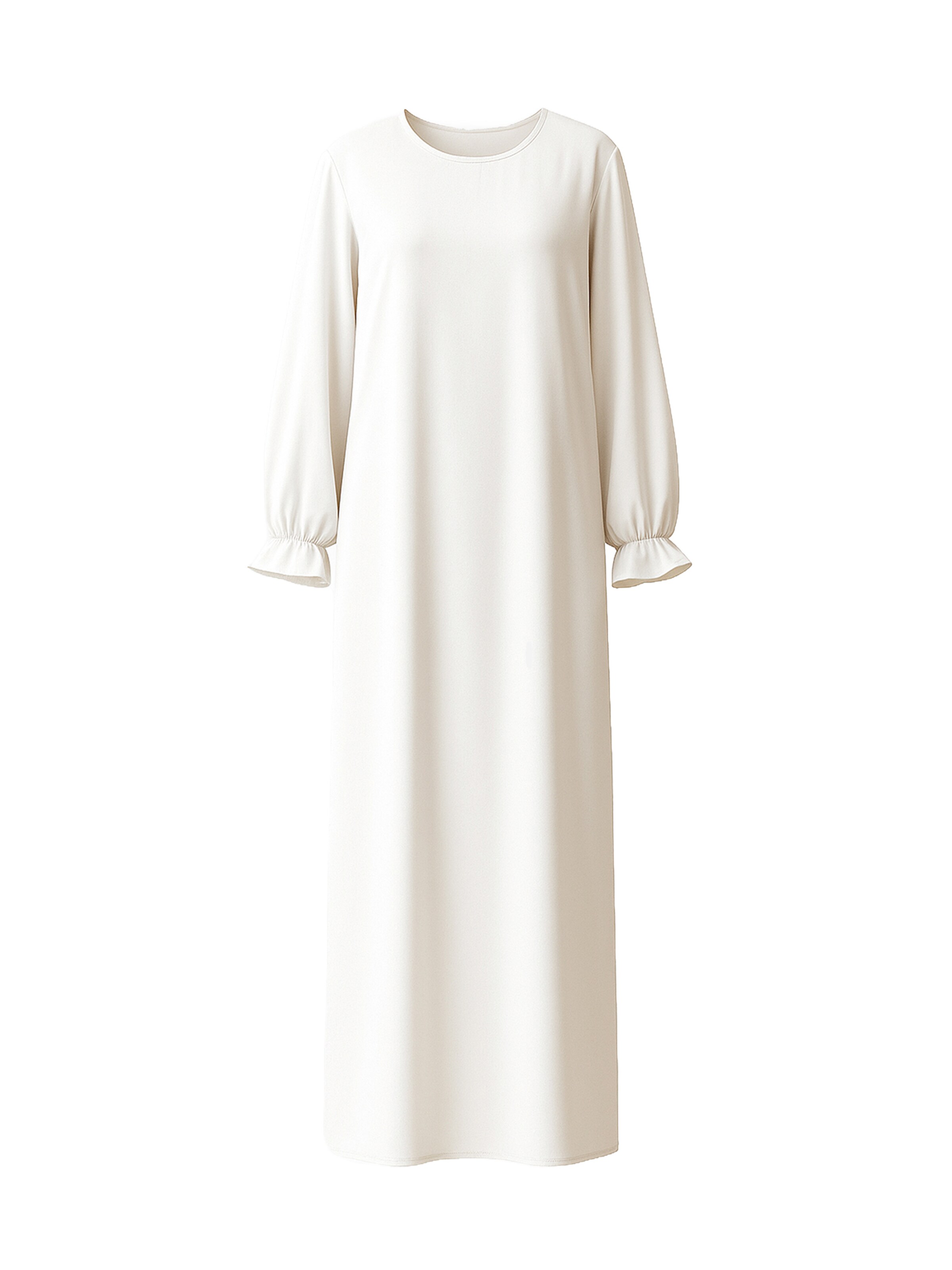 Robe Elara en blanc : devant