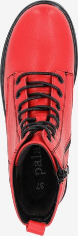 Palado Lace-Up Boots 'Djerba' in Red