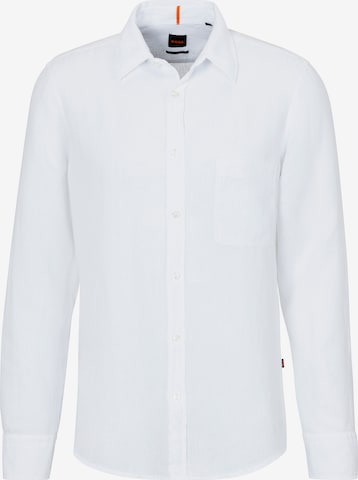 BOSS Business Shirt 'Relegant' in White: front