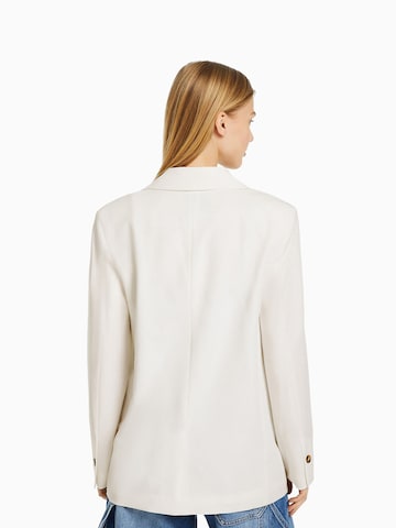 Bershka Blazer in Weiß