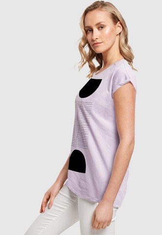T-shirt 'Abstract Lines' Merchcode en violet