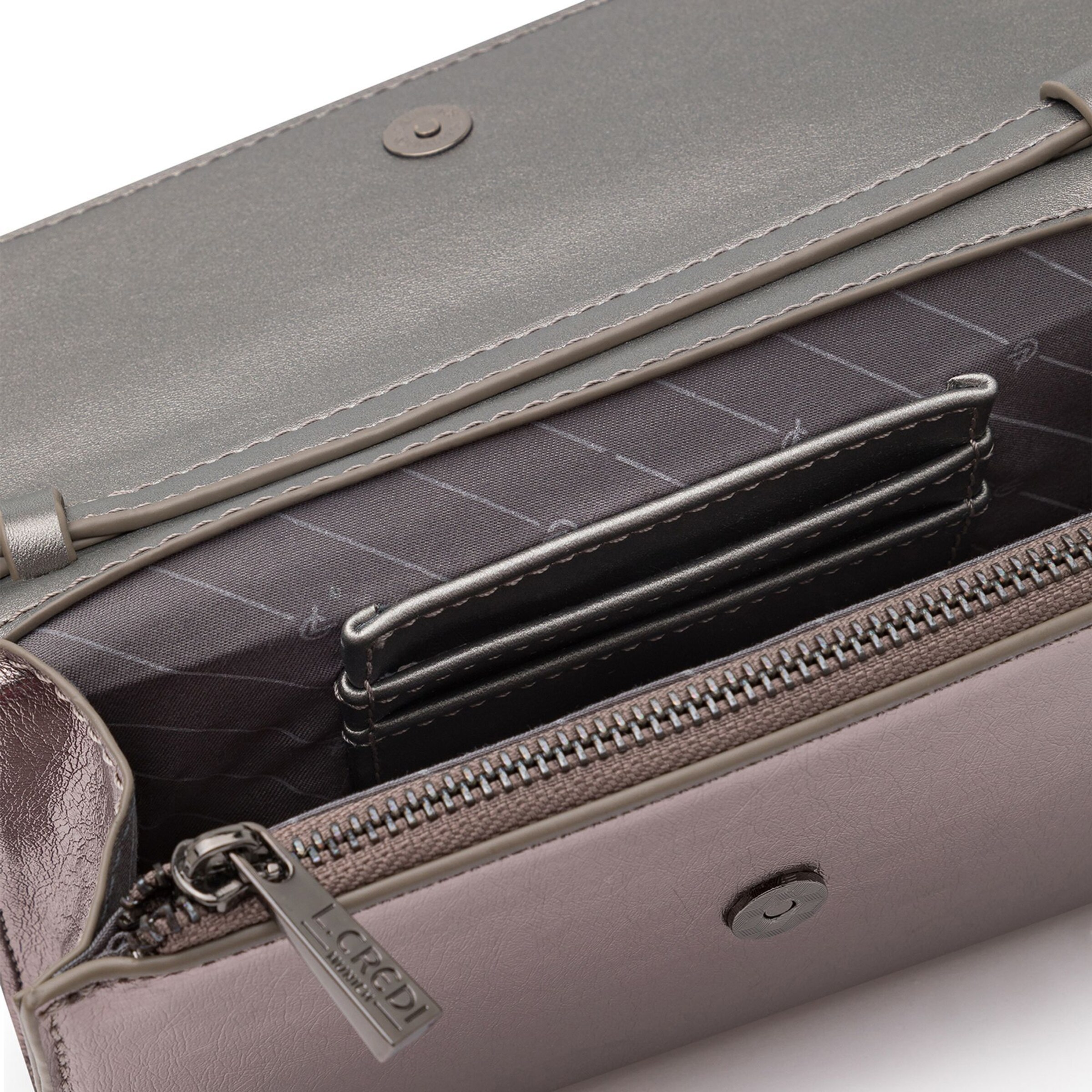 Sac à bandoulière L.CREDI en bronze