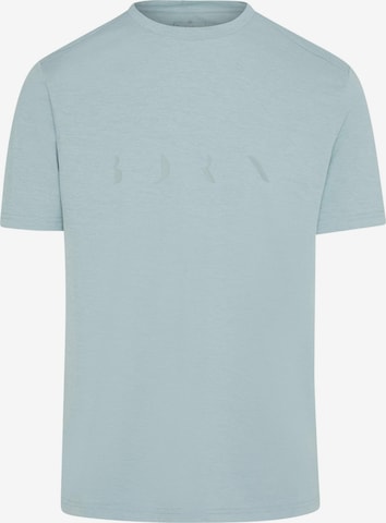 T-Shirt fonctionnel 'Melville' Born Living Yoga en bleu : devant