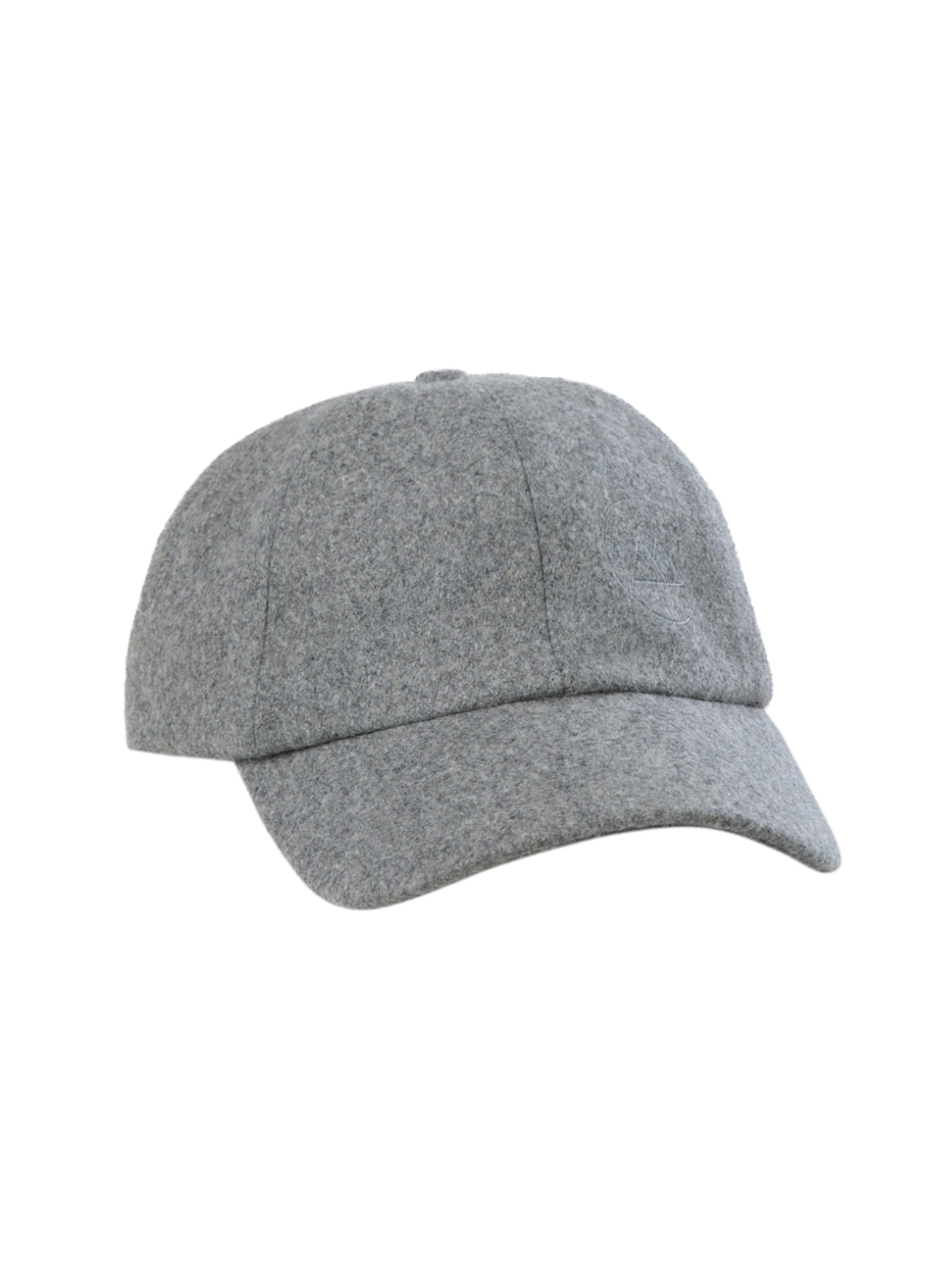 Casquette CASH-MERE.CH en gris : devant