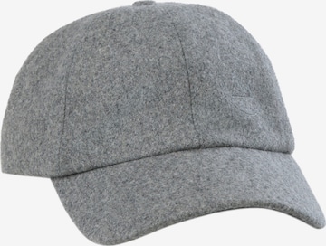 CASH-MERE.CH Kaschmir Cap in Grau: Vorderseite