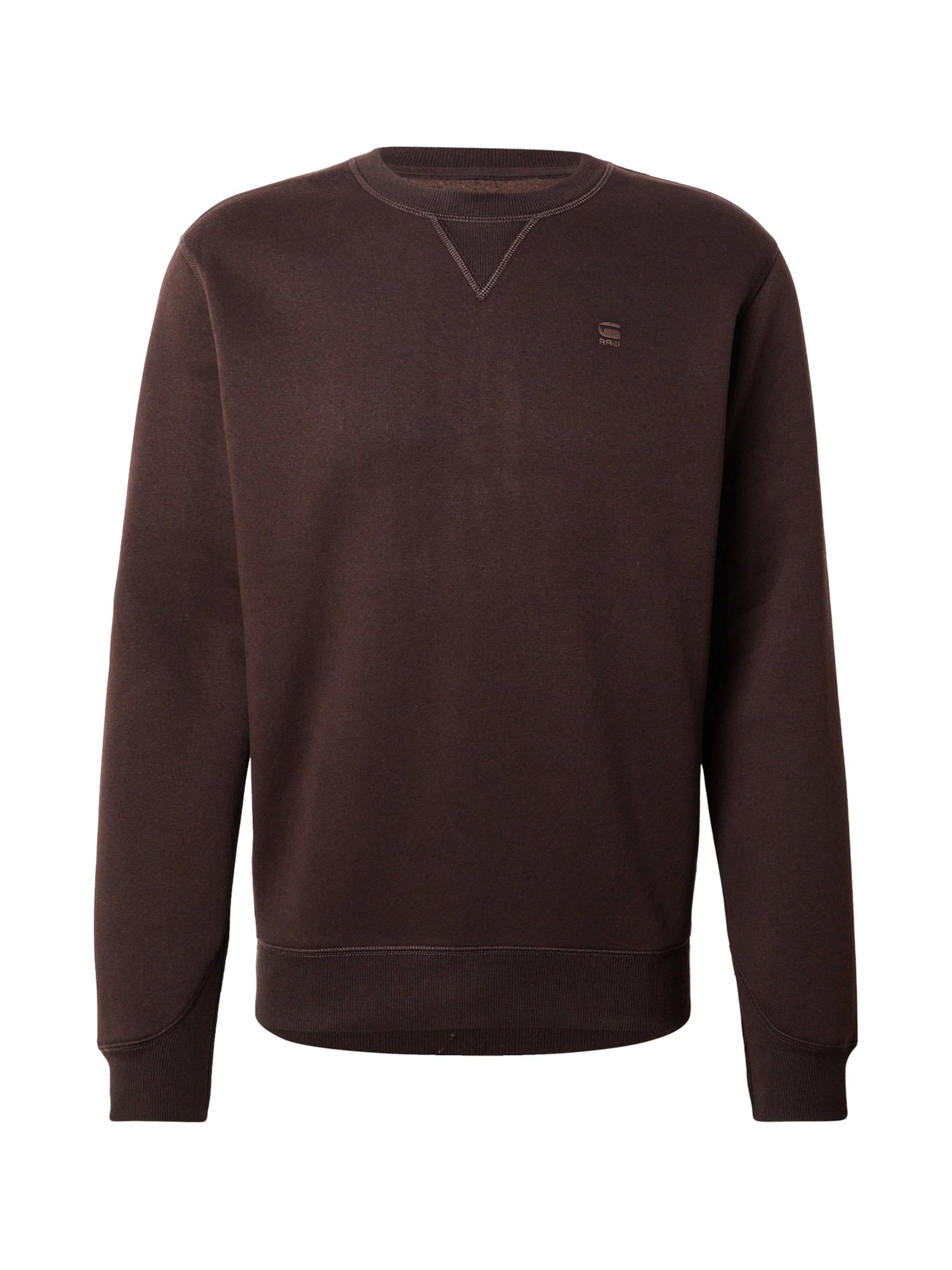 G-STAR Sweatshirt 'Premium Core' in Brown: front