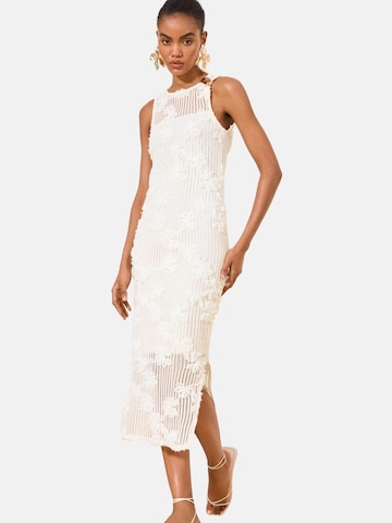 Lipsy Avondjurk in Wit: voorkant