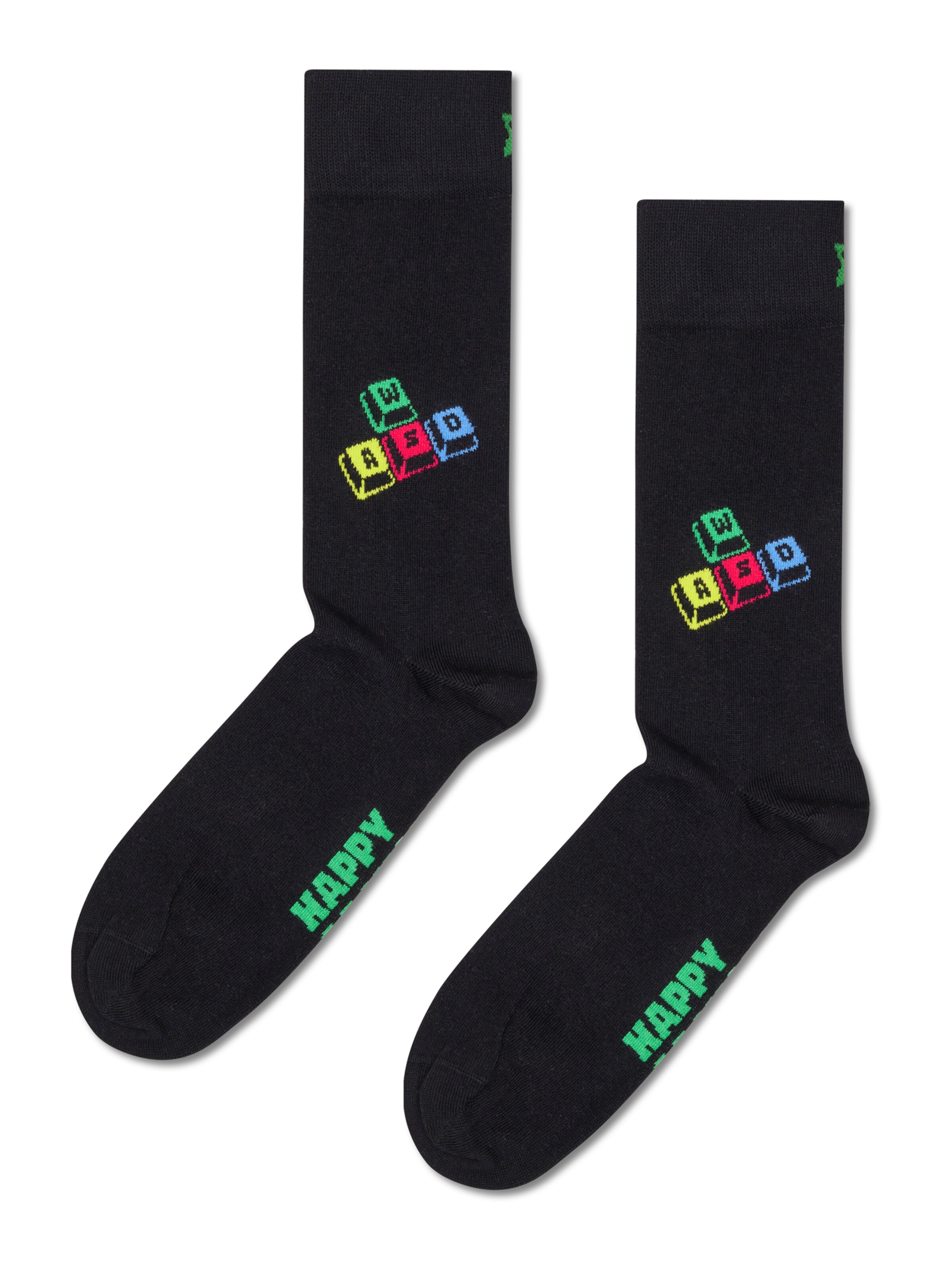 Calzino 'Gamer' di Happy Socks in nero