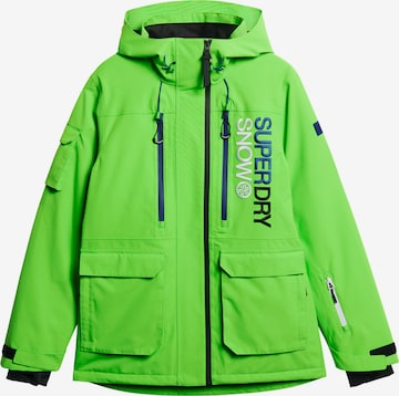 Superdry Athletic Jacket in Green: front