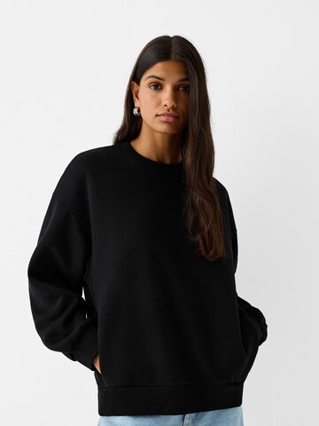 Bershka Sweatshirt i sort: forside