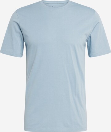 KnowledgeCotton Apparel T-Shirt  (GOTS) in Blau: predná strana