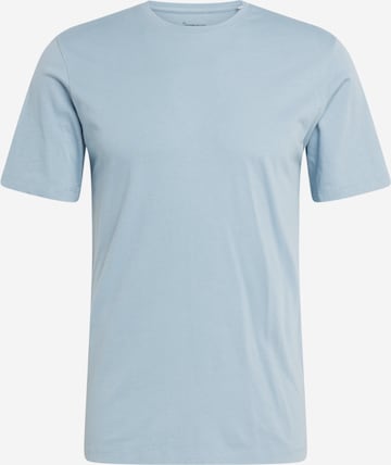 KnowledgeCotton Apparel - Camiseta en azul: frente