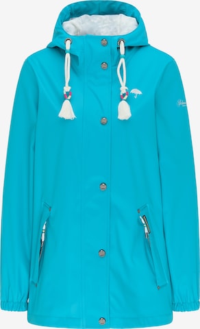 Schmuddelwedda Regenjacke in Blau: predná strana