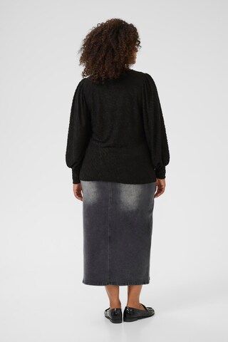 Chemisier 'Zarina' KAFFE CURVE en noir