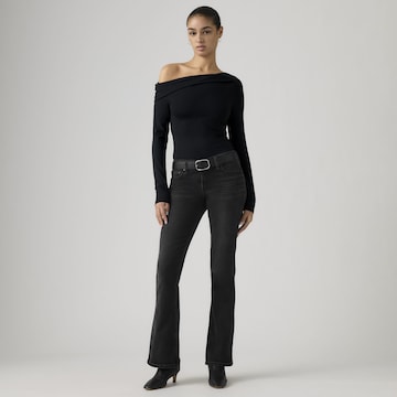 LEVI'S ® Boot cut Jeans 'Low Slim Boot' in Black