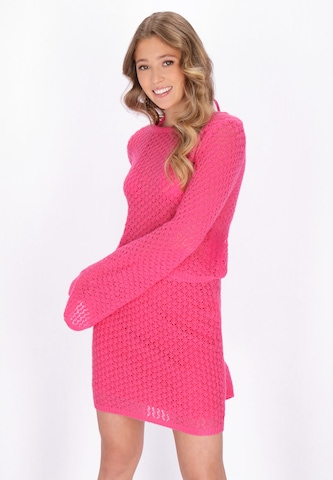 IZIA Sweater 'Festival' in Pink: front